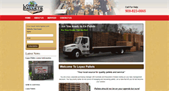 Desktop Screenshot of lopezpallets.com